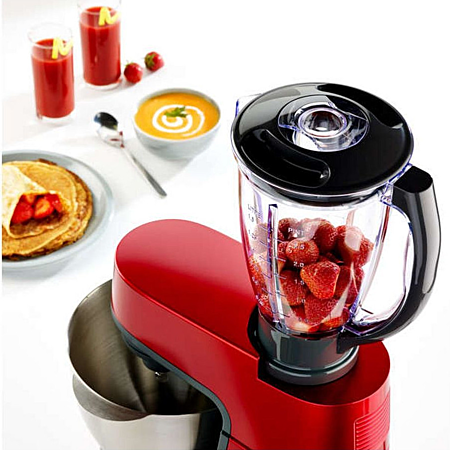 MOULINEX ROBOT PATISSIER MASTERCHEF GOURMET ROUGE 900W 4,6L QA502GB1