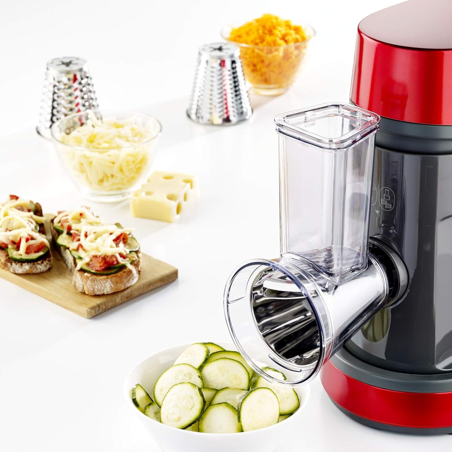 MOULINEX ROBOT PATISSIER MASTERCHEF GOURMET ROUGE 900W 4,6L QA502GB1