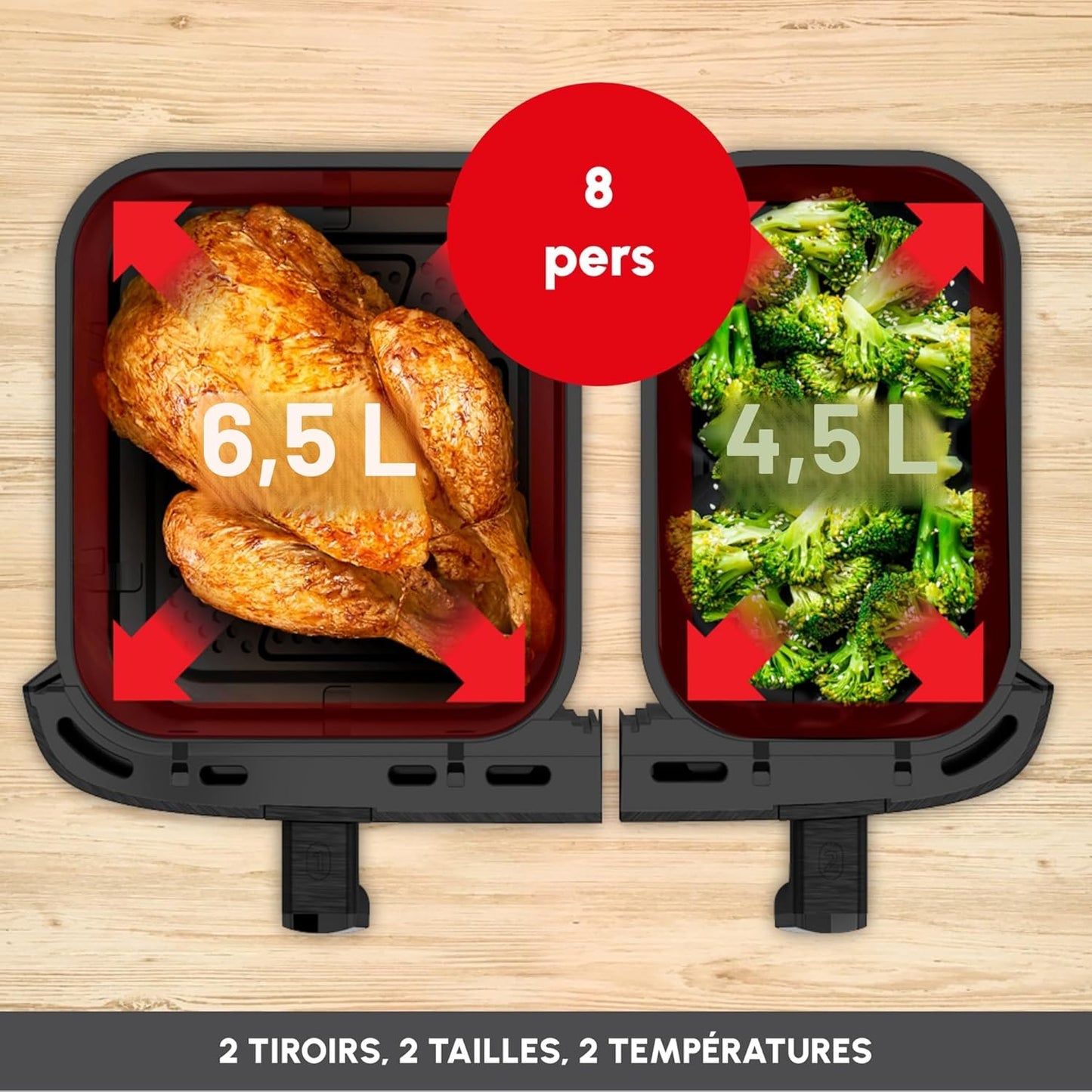MOULINEX FRITEUSE EASY FRY DUAL 2GRILL XXL EZ942HFO