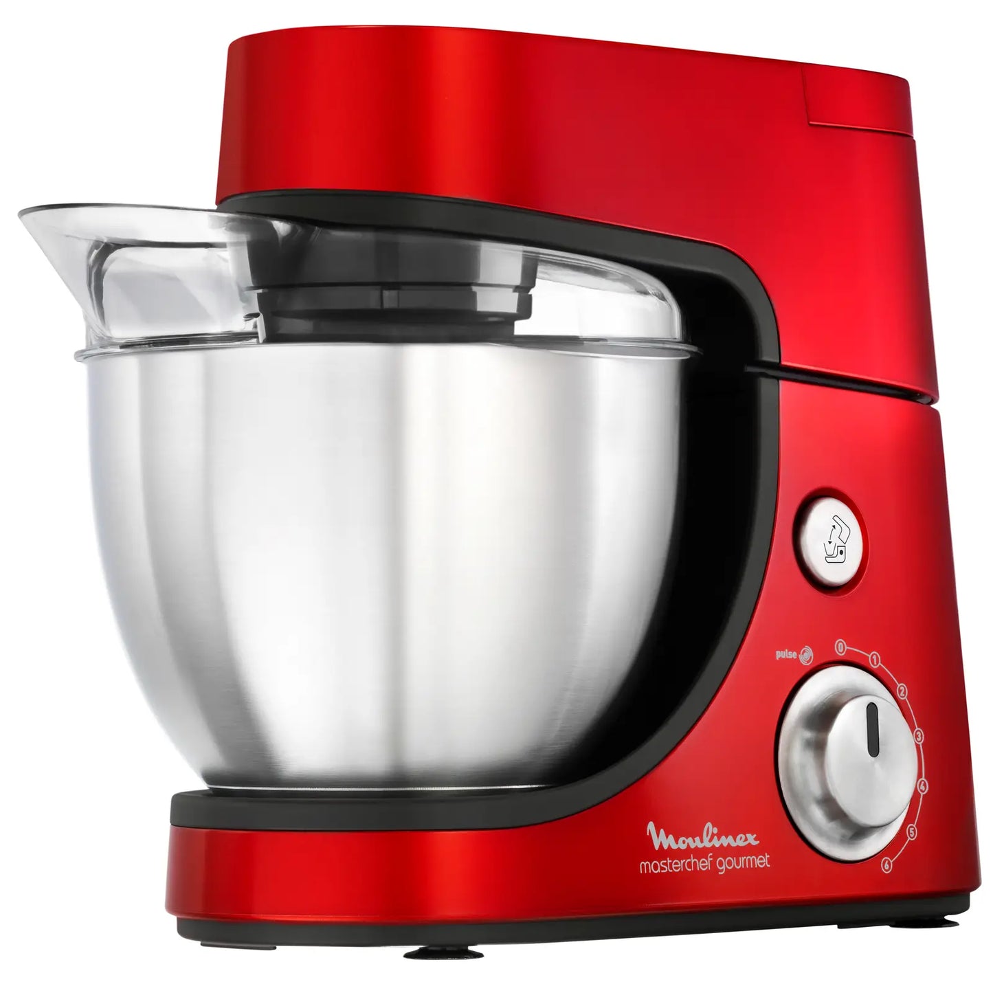 MOULINEX ROBOT PATISSIER MASTERCHEF GOURMET ROUGE 900W 4,6L QA502GB1