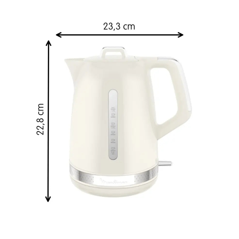 MOULINEX BOUILLOIRE SOLEIL IVOIRE 1,7L BY320A10