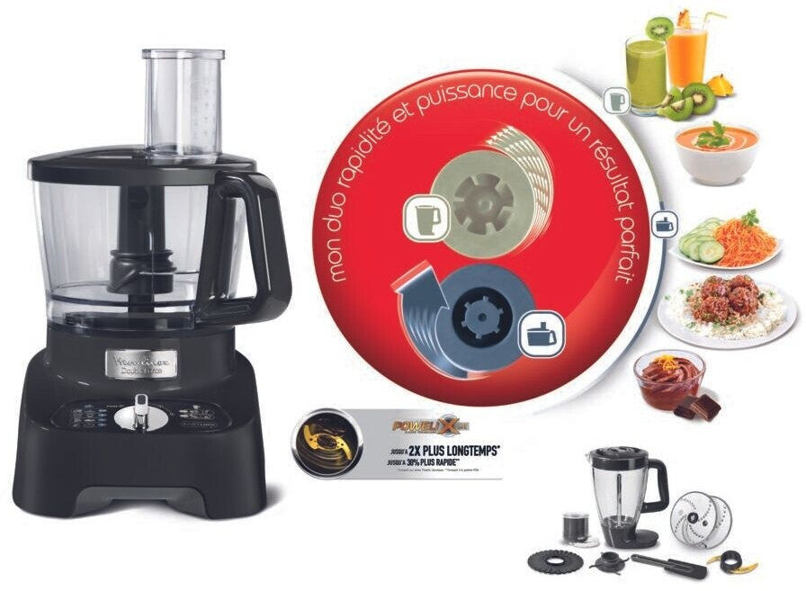 MOULINEX ROBOT DOUBLE FORCE DIGITAL BOL INOX FP821811